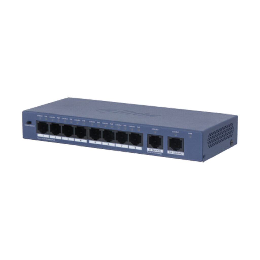 Switch PoE Dahua 10 cổng DH-S3010-8ET2ET-60