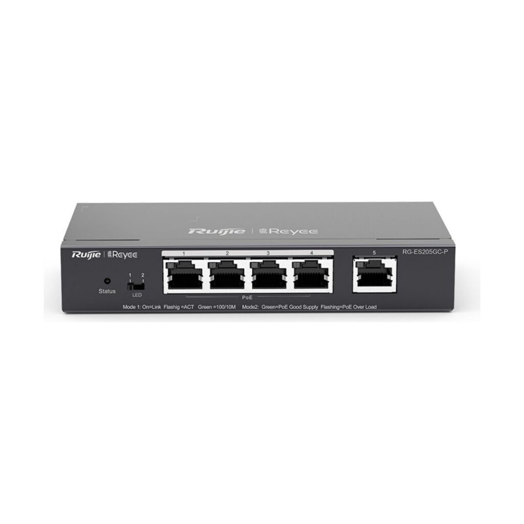 Switch PoE Reyee RG-ES205GC-P 5 cổng Gigabit